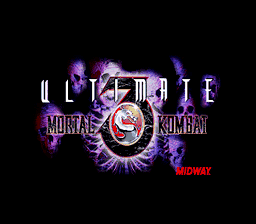 Ultimate Mortal Kombat 3 (Europe) Title Screen